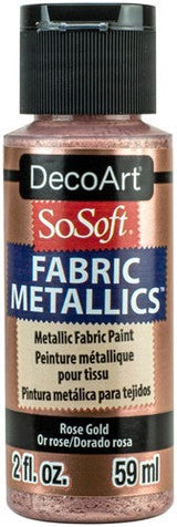 Decoart Sosoft Metallic Paint 2oz 2oz ROSE GOLD