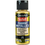 Decoart Sosoft Metallic Paint 2oz 2oz GOLD