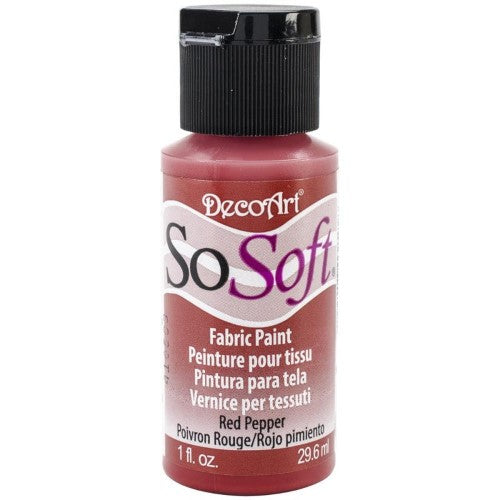 So Soft Fabric Acrylic 1oz Red Pepper