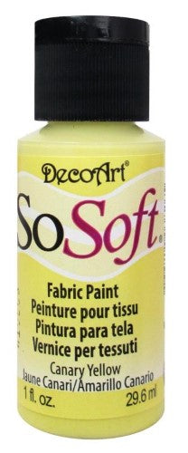 So Soft Fabric Acrylic 1oz Canary Yellow