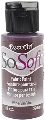 So Soft Fabric Acrylic 1oz Wine