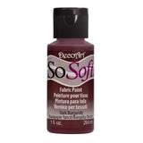 So Soft Fabric Acrylic 1oz Dark Burgundy