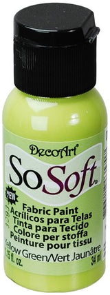 So Soft Fabric Acrylic 1oz Yellow Green