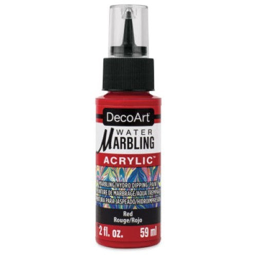 Decoart Water-Marbling Paint 59ml 2oz RED