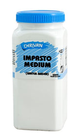 Derivan 500ml Impasto Medium for rich textures and vibrant colors in oil painting, ideal for thick layers and dramatic effects.