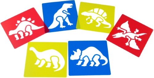 Stencil - Washable Stencils Dinosaur (6)