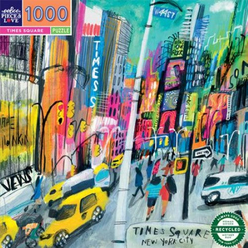 Jigsaw Puzzle - eeBoo Times Square Sq (1000pcs)