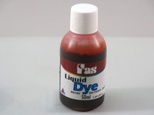 Fas Liquid Dye 50ml Ochre