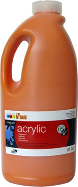 Acrylic Paint - Fas Student Acrylic 2ltr Orange