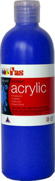 Fas Student Acrylic 500ml in Warm Blue, a versatile, non-toxic paint for vibrant artwork and crafts.