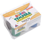 Fas Super Tempera Starter Set: non-toxic wash-off paint for vibrant creativity, ideal for schools and home crafting.