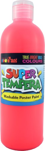 Fas Super Tempera 250ml Fluo Red