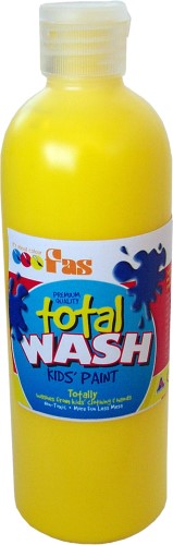 Washable Paint - Fas Total Wash 250ml Warm Yellow