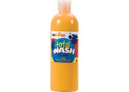 Washable Paint - Fas Total Wash 500ml Warm Yellow