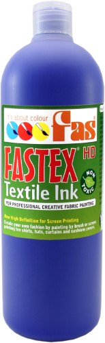 Heat Set Ink - Fas Textile Ink 1ltr Violet