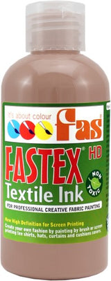 Heat Set Ink - Fas Textile Ink 250ml Umber