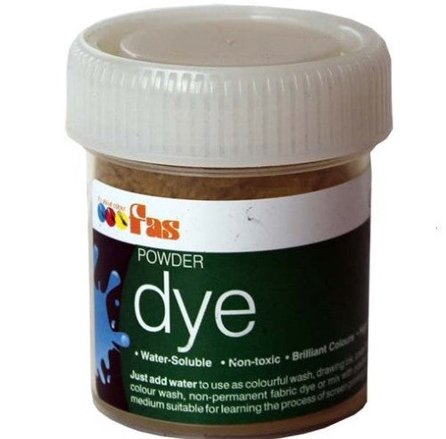 Fabric Colour Dye - Fas Watersoluble Dye 30gm Black