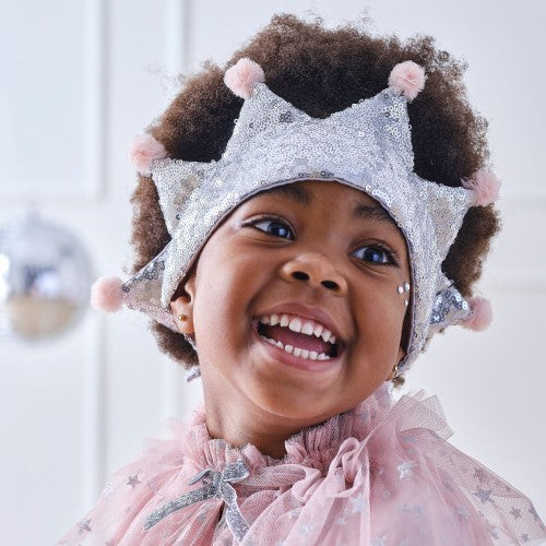 Fancy Dress Princess Silver Crown