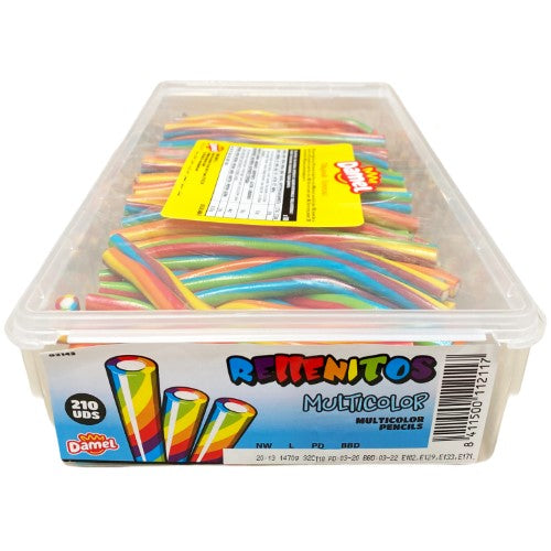 Damel Rainbow Blowpipes ( 210 Pack )