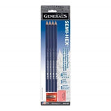 Semi-Hex Pencils W/Eraser+Sharpener (4pc