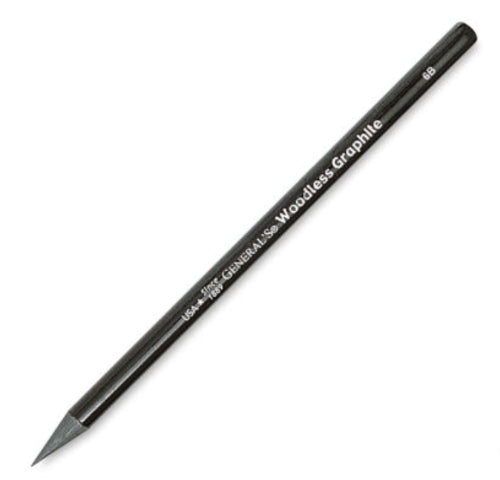 All-Art Woodless Graphite Pencil 6B, ideal for rich shading and detail, crafted from pure graphite for precision and versatility.