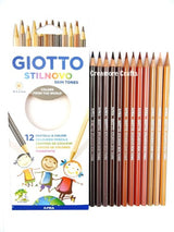 Artist Pencils - Giotto Stilnovo Pencils Skin Tones Set12