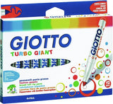 Felt Pens - Giotto Turbo Giant Felts Box 12's