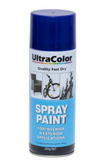 Ultracolor 250g Royal Blue Spray Paint for vibrant, fast-drying finishes on various surfaces, perfect for artists and DIY enthusiasts.