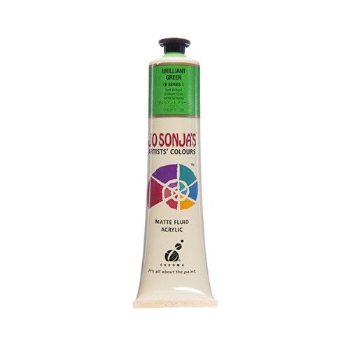 Acrylic Paint - Jo Sonja's 75ml Brilliant Green