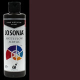 Jo Sonja's 250ml Carbon Black acrylic paint, ideal for vibrant, long-lasting artistry on various surfaces.