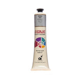 Jo Sonja's 75ml Nimbus Grey Acrylic Paint, featuring rich pigmentation and a velvet matte finish, perfect for artists.