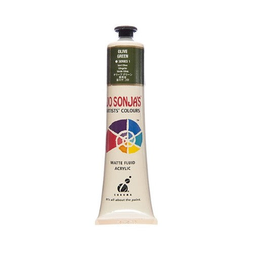 Acrylic Paint - Jo Sonja's 75ml Olive Green