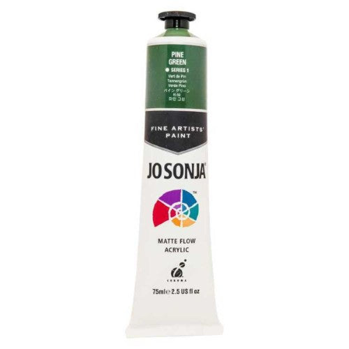 Acrylic Paint - Jo Sonja's 75ml Pine Green