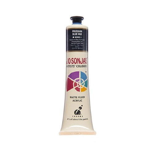 Acrylic Paint - Jo Sonja's 75ml Prussian Blue Hue