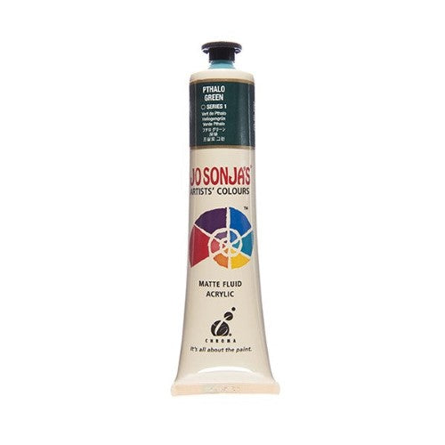 Acrylic Paint - Jo Sonja's 75ml Pthalo Green