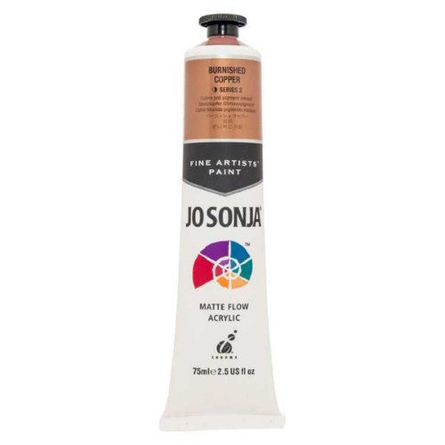 Acrylic Paint - Jo Sonja's 75ml Burnished Copper