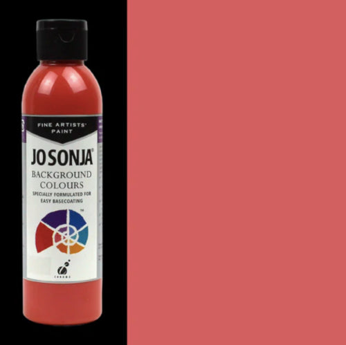 Jo Sonja's Wild Rose acrylic paint, 250ml, vibrant color for various surfaces, ideal for artists of all levels.