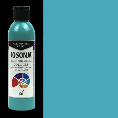 Acrylic Paint - Jo Sonja's Background Clear 250ml Blue Lagoon