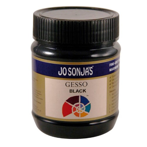 Jo Sonja's Gesso 250ml White - versatile artist primer for wood, canvas, and metal, ensuring vibrant paint adhesion.