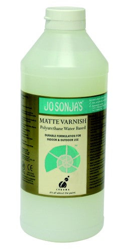 Acrylic Paint - Jo Sonja's Satin Varnish W/B Poly 1ltr