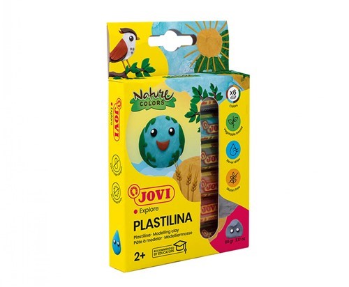 Jovi Plastilina 15g Nature Colours Pack Of 6