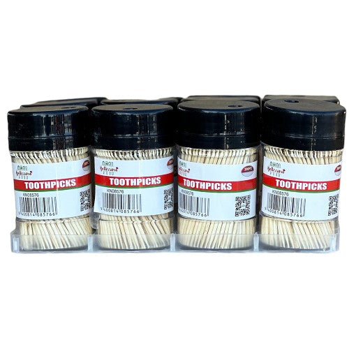 Bamboo Toothpick Jar ( 10 Pack )