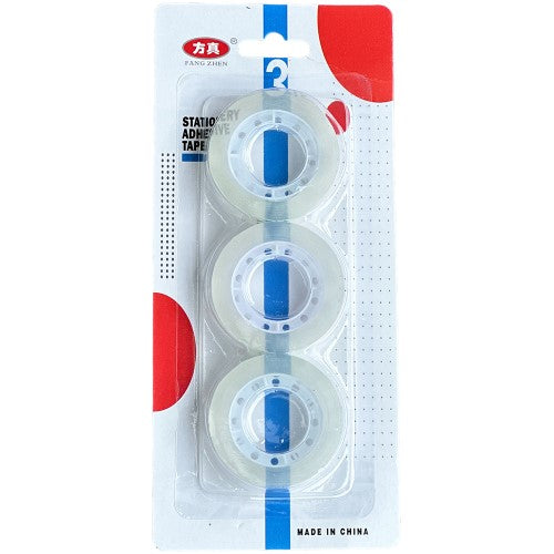 Stationery Tape 3's 18mm x 27m ( 6 Pack )