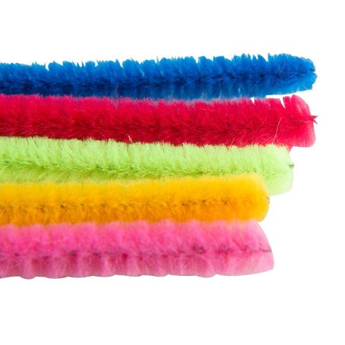Craft - Pipe Cleaners Assorted Colour 30cm 100pc