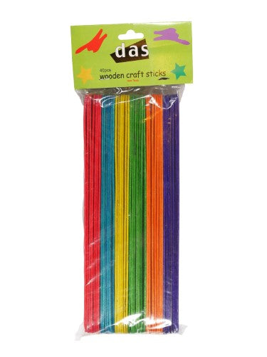 Craft - Jumbo Popsticks Plain 40pc