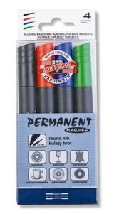 Koh-I-Noor Permanent Markers Round(4)