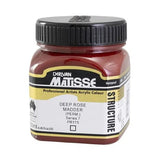 250ml Matisse Str Deep Rose Madder acrylic paint, vibrant color for impasto or layering techniques in art.