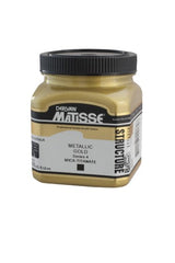 Acrylic Paint - Matisse Str 250ml Metallic Gold S4