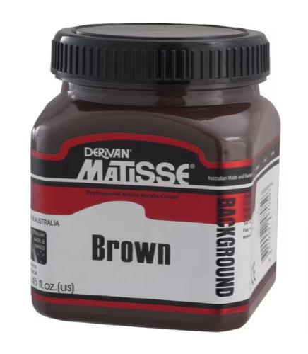 Acrylic Paint - Matisse Background 250ml Brown