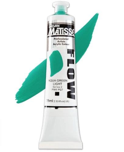 Acrylic Paint - Matisse Flow 75ml Aqua Green Lt S2